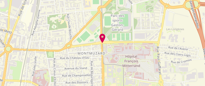 Plan de BERHOUMA Moncef, 1 Boulevard Jeanne d'Arc, 21079 Dijon
