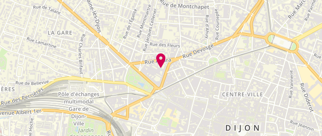 Plan de LEROY-RIVIERRE Orane, 5 Bis Rue Devosges, 21000 Dijon