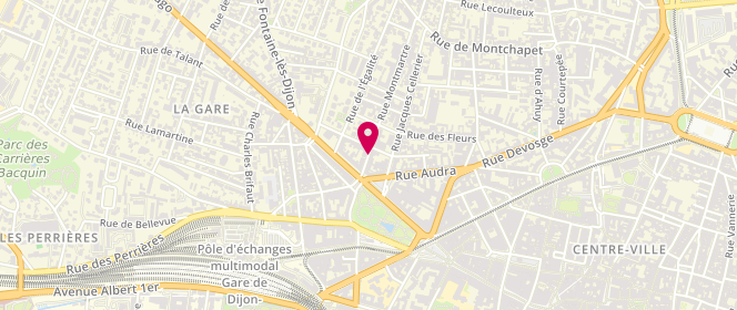 Plan de COURTOIS Bernard, 4 Rue Montmartre, 21000 Dijon