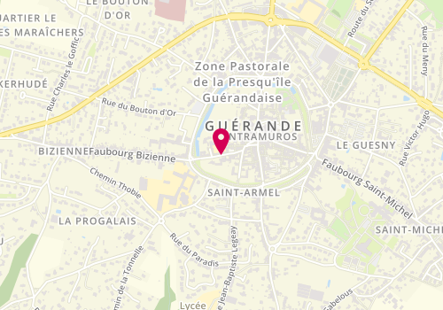 Plan de FABRE Stéphanie, 13 Rue Bizienne, 44350 Guérande