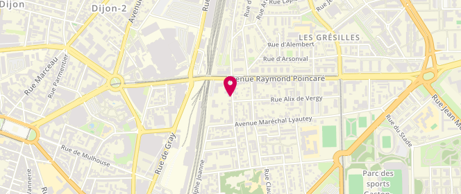 Plan de LEVEQUE Laurent, 15 Rue de la Boudronnee, 21000 Dijon
