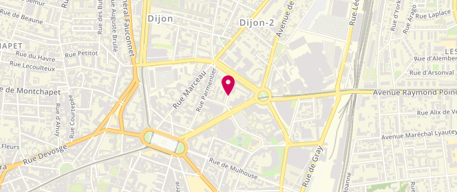 Plan de BARRUET Bertrand, 38 Rue Louis Blanc, 21000 Dijon