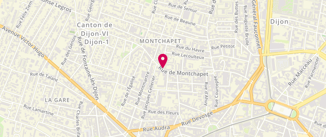 Plan de MALTCHEFF-SEMAMA Isabelle, 40 Rue de Montchapet, 21000 Dijon