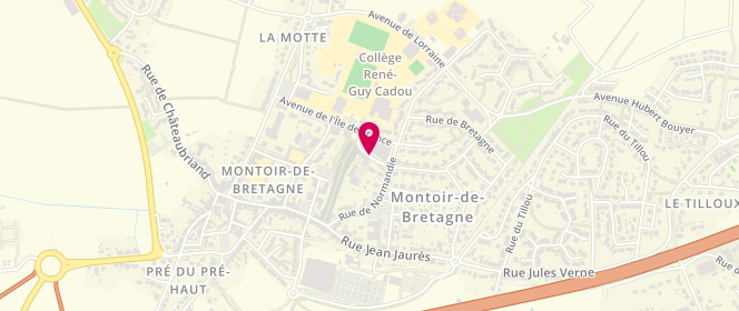 Plan de CRESTOIS Sylvie, Rue du Berry, 44550 Montoir-de-Bretagne