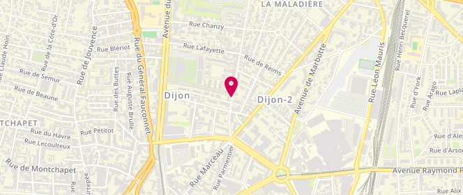 Plan de QUENOLLE FORGET Chloé, 15 Rue du 26e Dragon, 21000 Dijon