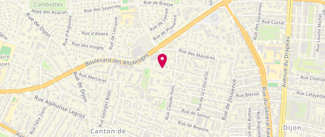 Plan de BAUSSART Lucie, 8 Rue Octave Terrillon, 21121 Fontaine-lès-Dijon