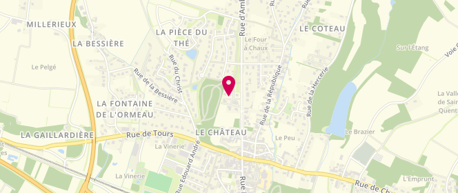 Plan de PERRAIN Alice, 27 Rue d'Amboise, 37150 La Croix-en-Touraine