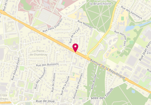 Plan de ELMRAKI Abdelhakim, Avenue de la Republique, 37170 Chambray-lès-Tours