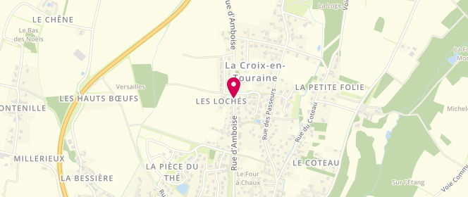 Plan de BAGOURD Emmanuel, 27 Route d'Amboise, 37150 La Croix-en-Touraine
