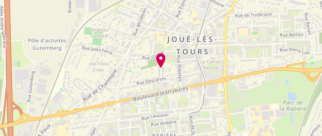Plan de ABDALLAH-LOTF Myriam, 5 Rue Laennec, 37300 Joué-lès-Tours