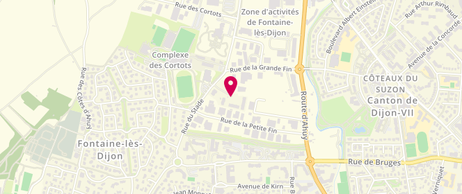Plan de COURCET Jean Benoît, 5 Rue des Freres Paquet, 21121 Fontaine-lès-Dijon