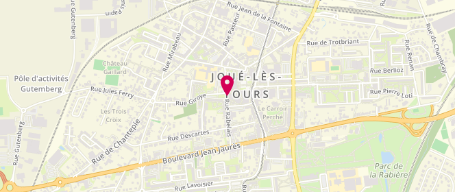 Plan de HA NHAt-Vinh, 8 Rue Rabelais, 37300 Joué-lès-Tours