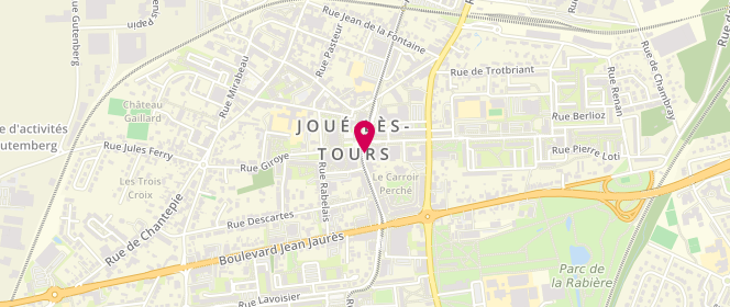 Plan de TUROT Jean Christophe, 2 Bis Rue Gamard, 37300 Joué-lès-Tours