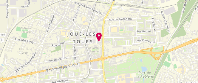 Plan de AUCHERES Marie, 6 Bis Avenue Victor Hugo, 37300 Joué-lès-Tours