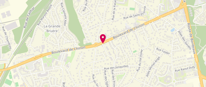 Plan de ALIBERT Yves, 104 Boulevard de Chinon, 37300 Joué-lès-Tours