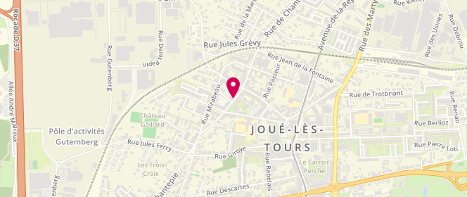 Plan de SAMKO Boris, 81 Rue de Chantepie, 37300 Joué-lès-Tours