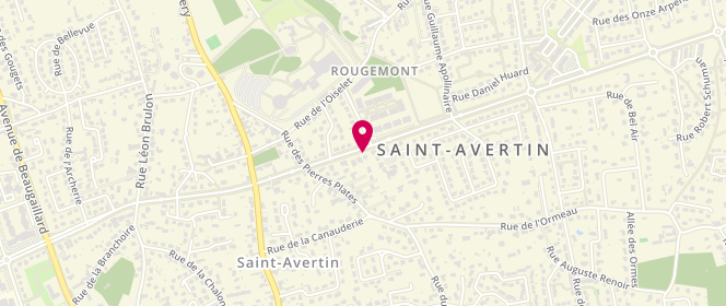 Plan de ALOIN-TREFLEZ Annie, 1052 Avenue du Général de Gaulle, 37550 Saint-Avertin