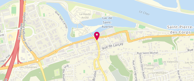 Plan de BERTON Marine, 23 Rue de Rochepinard, 37550 Saint-Avertin