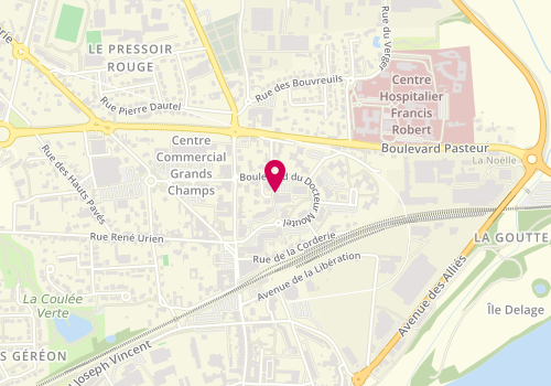 Plan de BROUSSEAU Bénédicte, Boulevard du Docteur Moutel, 44150 Ancenis-Saint-Géréon