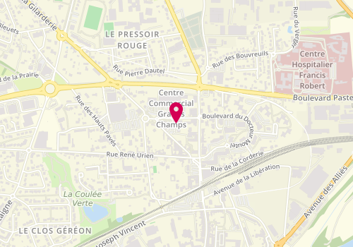 Plan de HANRION Jacqueline, 64 Place Maurice Gélineau, 44150 Ancenis-Saint-Géréon