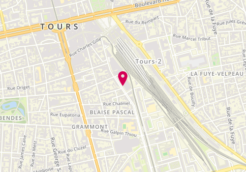 Plan de ROLLAND Florence, 60 Rue Blaise Pascal, 37000 Tours