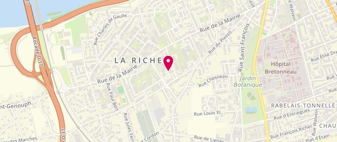 Plan de MASSET Yannick, 4 Rue Louis Pasteur, 37520 La Riche