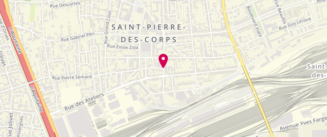 Plan de BOUCHE Laurence, 47 Rue Pierre Curie, 37700 Saint-Pierre-des-Corps