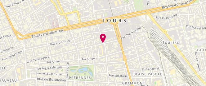 Plan de BIO-TOURA Lucien, 33 Rue d'Entraigues, 37000 Tours