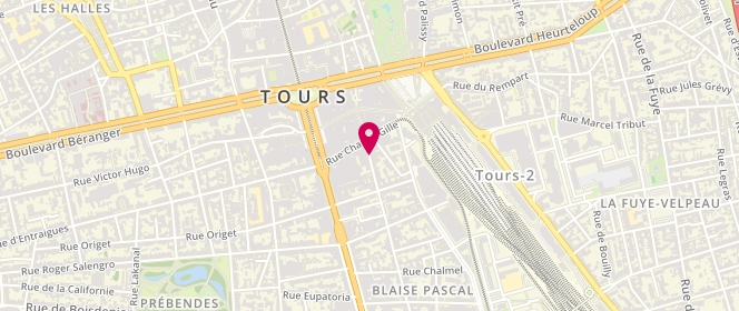 Plan de D'ALTEROCHE Agnès, 30 Rue Michelet, 37000 Tours