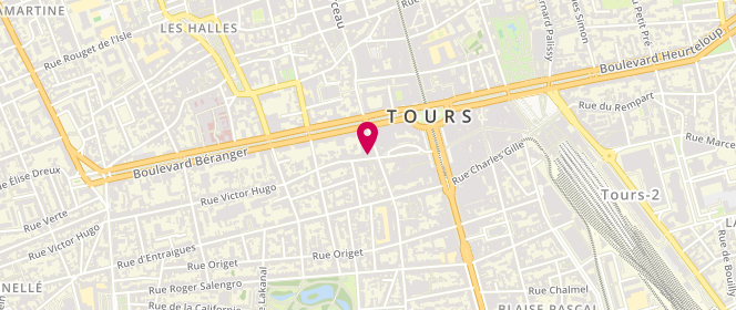 Plan de LIONNET Benoît, 31 Rue Victor Hugo, 37000 Tours