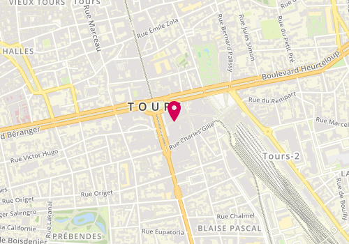 Plan de SOPHAT Ros, 3 Rue de Bordeaux, 37000 Tours