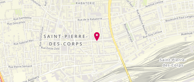 Plan de FITOUSSI Hai, 73 Avenue de la Republique, 37700 Saint-Pierre-des-Corps