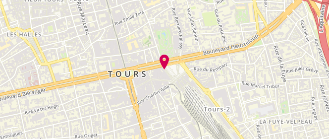Plan de CHAPET Marc, 3 Bis Place du General Leclerc, 37000 Tours