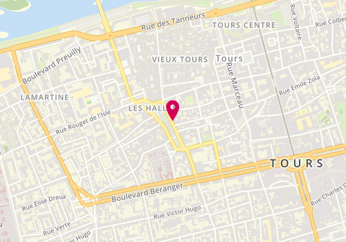 Plan de NOURRY Luc, 22 Bis Place Gaston Pailhou, 37000 Tours