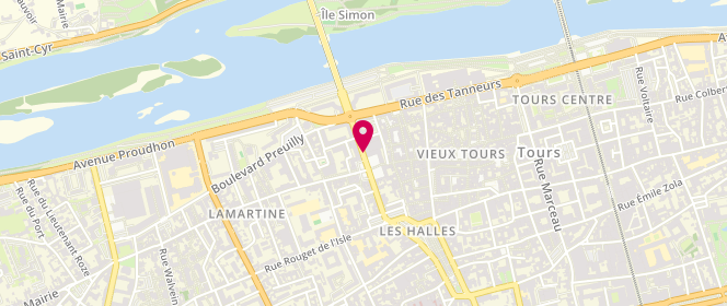 Plan de DAVOURIE SALANDRE AURÉLIE, 18 Bis Rue de la Victoire, 37000 Tours