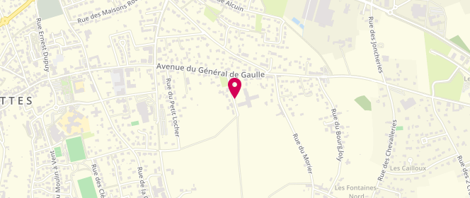 Plan de ASPE Gilles, 3 Rue des Roncieres, 37230 Fondettes