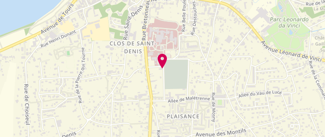 Plan de DJEBBI Achref, Rue des Ursulines, 37403 Amboise