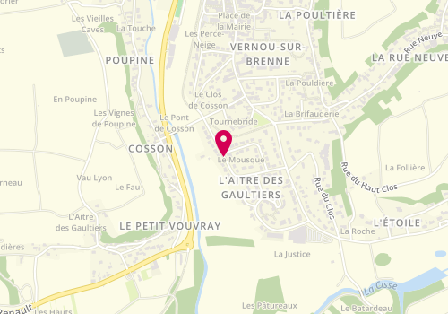 Plan de MAULEON Olivier, 13 Rue Marcel Loyau, 37210 Vernou-sur-Brenne
