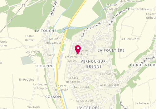 Plan de GUIMARD Antoine, Impasse Anatole France, 37210 Vernou-sur-Brenne
