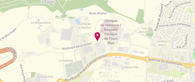 Plan de BINY Jean Paul, 3 Boulevard Alfred Nobel, 37540 Saint-Cyr-sur-Loire