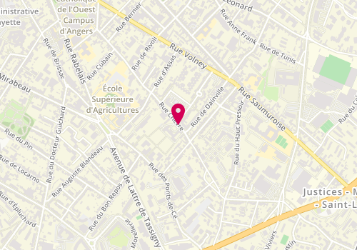 Plan de HISTACE-FERREYRE Dominique, 126 Rue Chevre, 49044 Angers