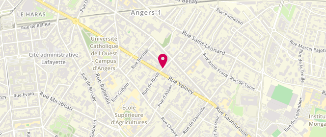 Plan de BOUDAUD Eric, 45 Rue Bourgonnier, 49000 Angers