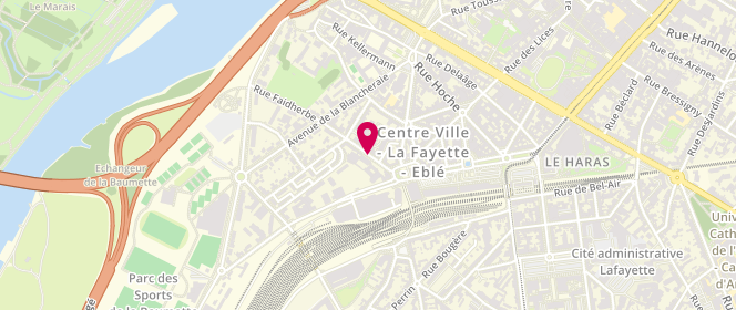 Plan de BEAUDOUIN François, 60 Rue Faidherbe, 49000 Angers