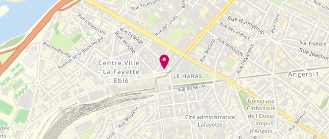 Plan de GOUILLET Christelle, 6 Avenue Denis Papin, 49100 Angers