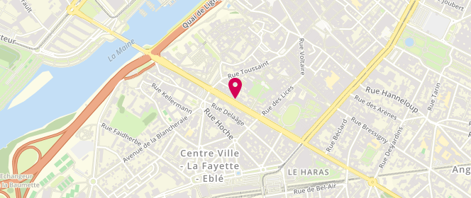 Plan de FERRAND Pierre André, 21 Boulevard du Roi René, 49100 Angers