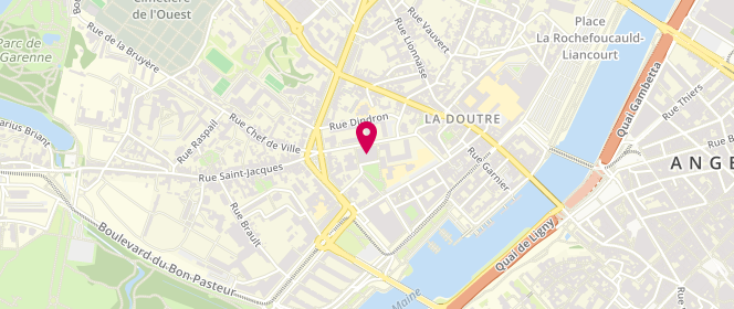 Plan de BEIGNET-SOULIE Anne, 55 Rue Saint Nicolas, 49100 Angers
