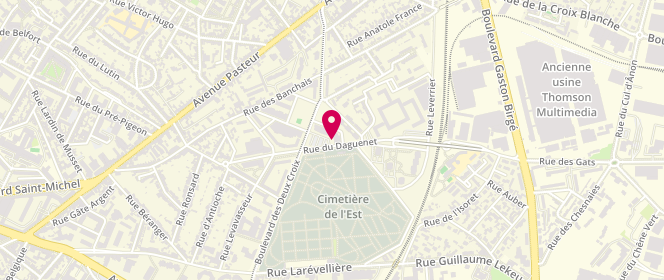 Plan de PINEAU Christian, 11 Place Camille Claudel, 49000 Angers