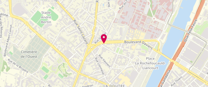 Plan de ROY-MOQADDAM-MTIOUI Béatrice, 33 Boulevard Daviers, 49100 Angers