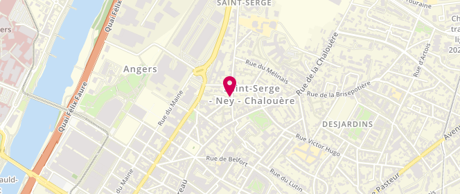 Plan de PINEAU Pascal, 56 Bis Rue des Fours à Chaux, 49100 Angers