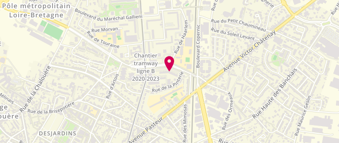 Plan de LEJEUNE Fabienne, 94 Boulevard Henri Dunant, 49100 Angers